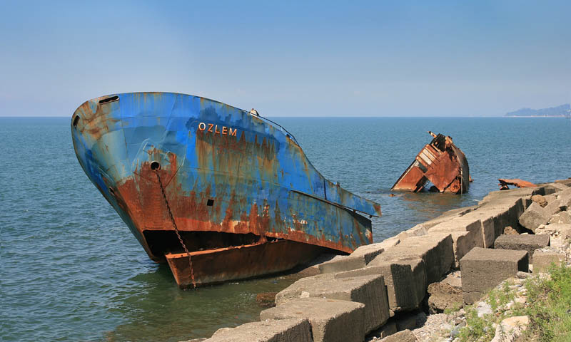 Фото: Корабль Ozlem в Грузии