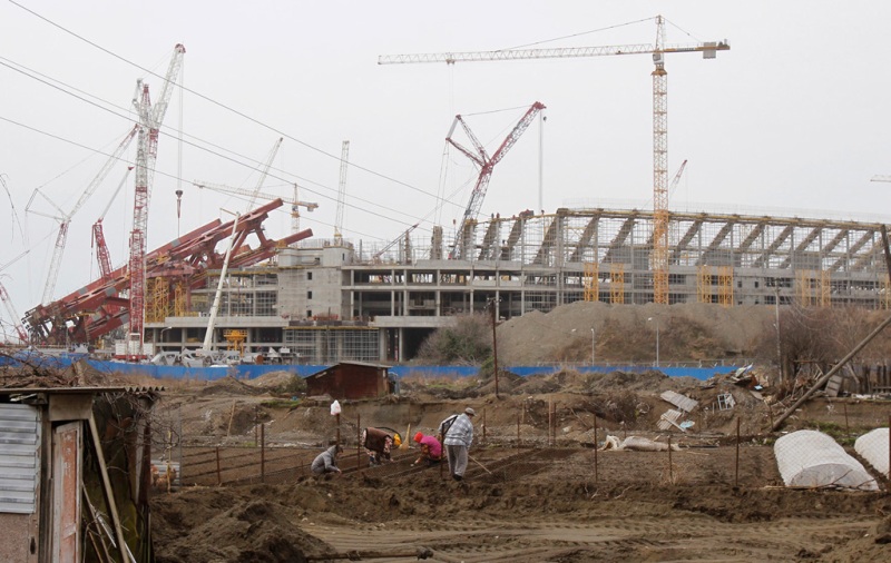 Строительство стадионов для Олимпиады