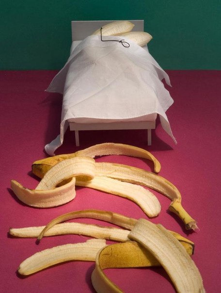 Креатив из бананов и кожуры