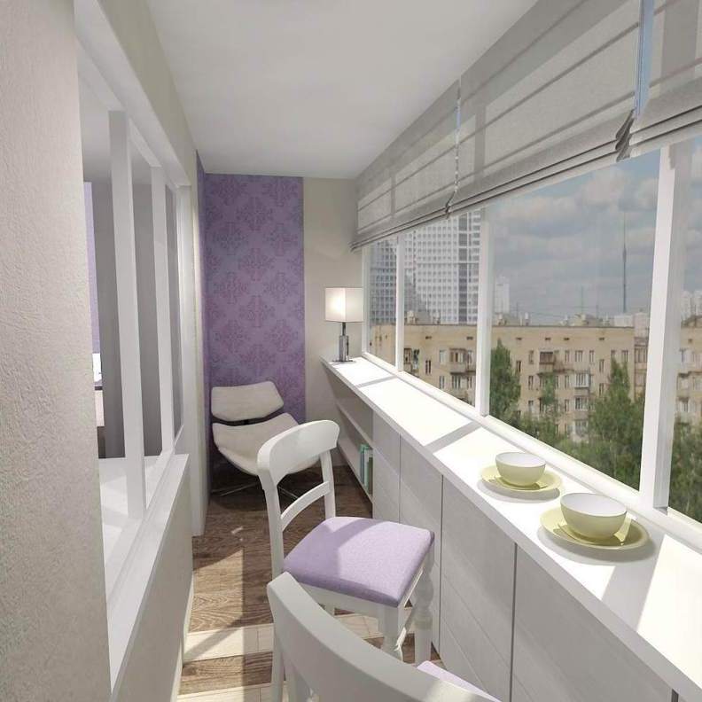 Дизайн балкона в квартире