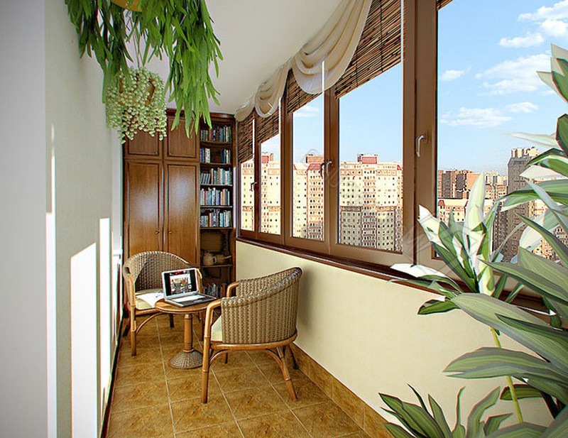 Дизайн балкона в квартире