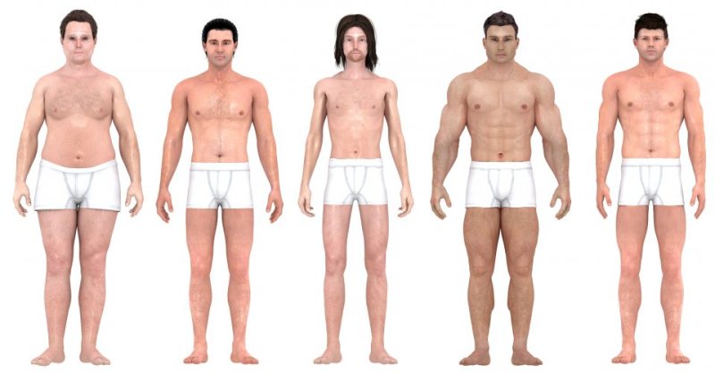 Эволюция мужского тела за 145 лет