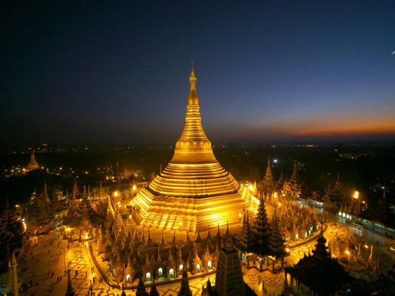 Ослепительный Шведагон — главный храм Мьянмы