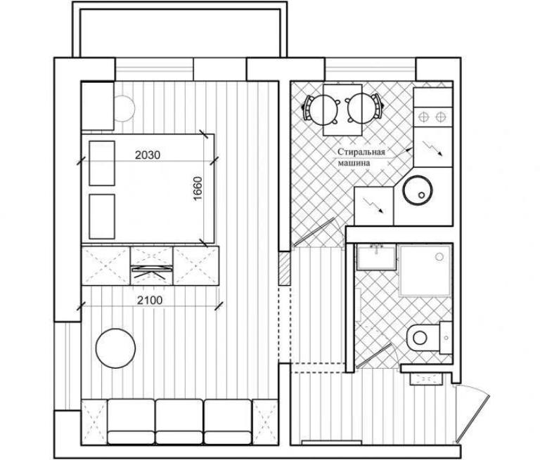 Дизайн угловой квартиры - 2