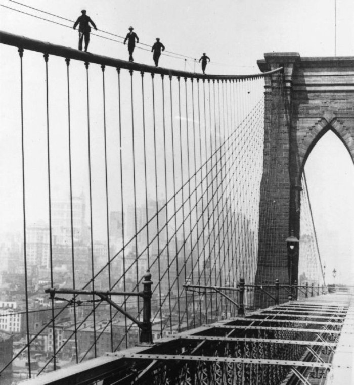 Бруклинский мост, Нью-Йорк (1869 – 1883)