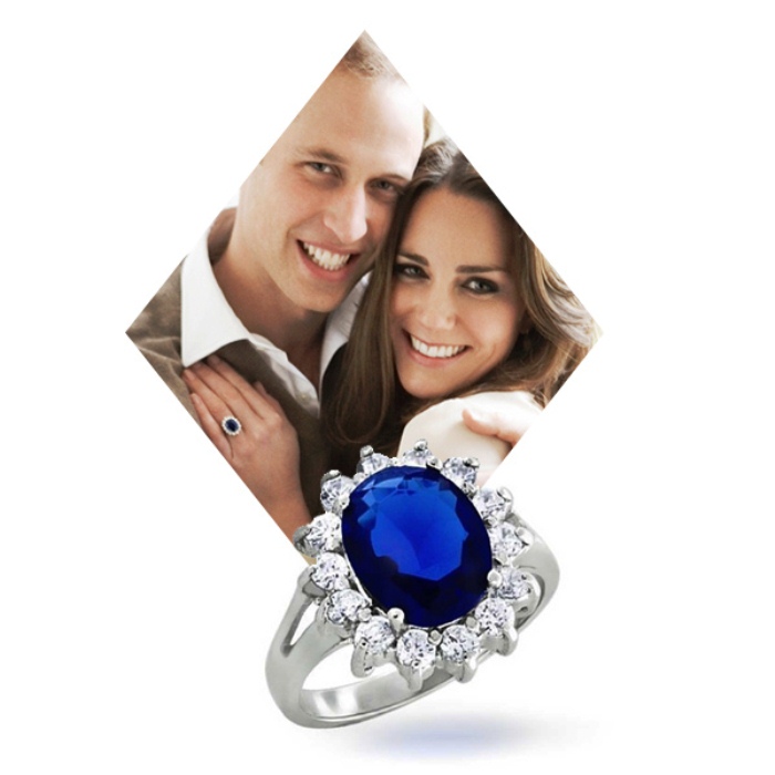 Гаррард, кольцо из белого золота с 18-каратным синим сапфиром с бриллиантом – цена 137 200 долларов