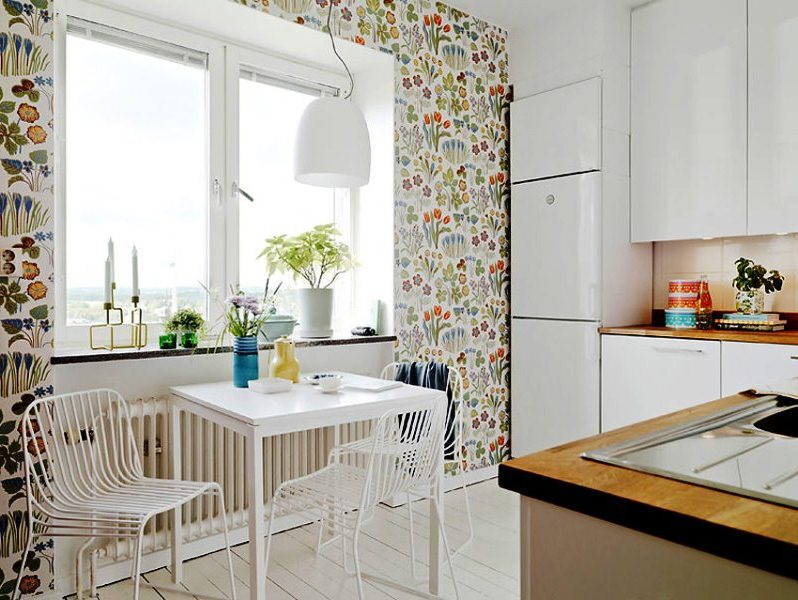  для маленькой кухни: дизайн, идеи, сочетания – Дизайн интерьера