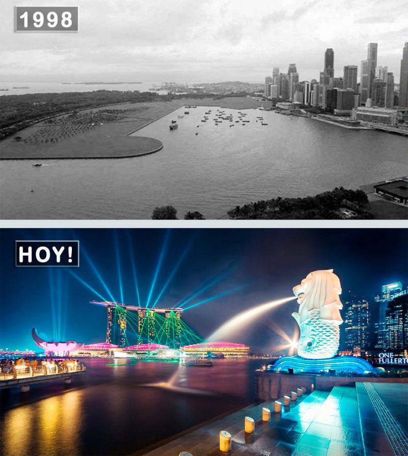 7. Сингапур, республика Сингапур – 1998 и сейчас