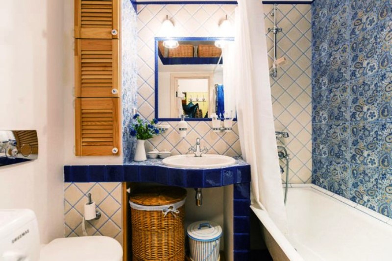 Дизайн маленькой ванной комнаты - 7