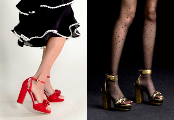 Обувь женская модная 2017 на практичном прямоугольном каблуке