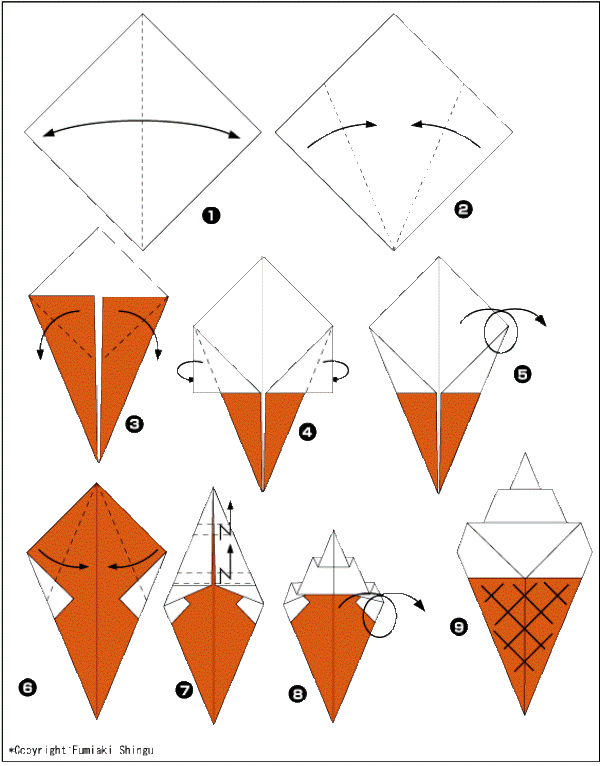 Оригами для детей 6-7 лет схемы