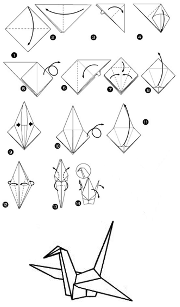 Оригами для детей 6-7 лет схемы - 3
