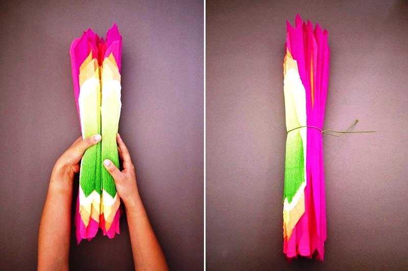 Как сделать цветы из гофрированной бумаги своими руками поэтапно фото 10