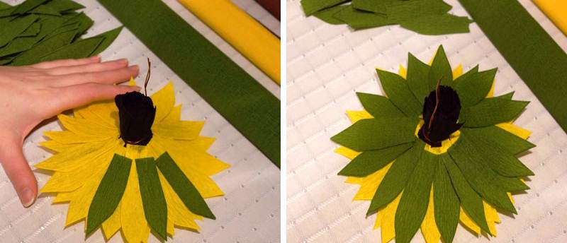 Как сделать цветы из гофрированной бумаги своими руками поэтапно фото 57