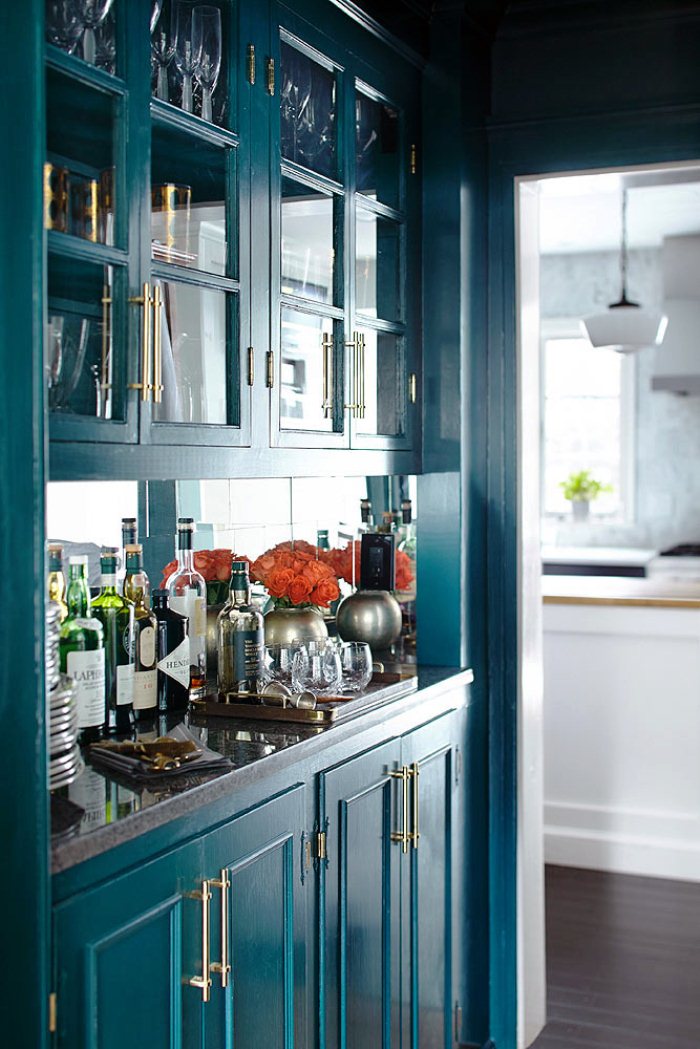 Кухня в синем цвете - 7