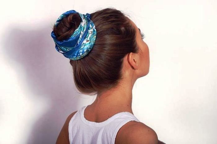Как красиво завязать платок на голове - 5