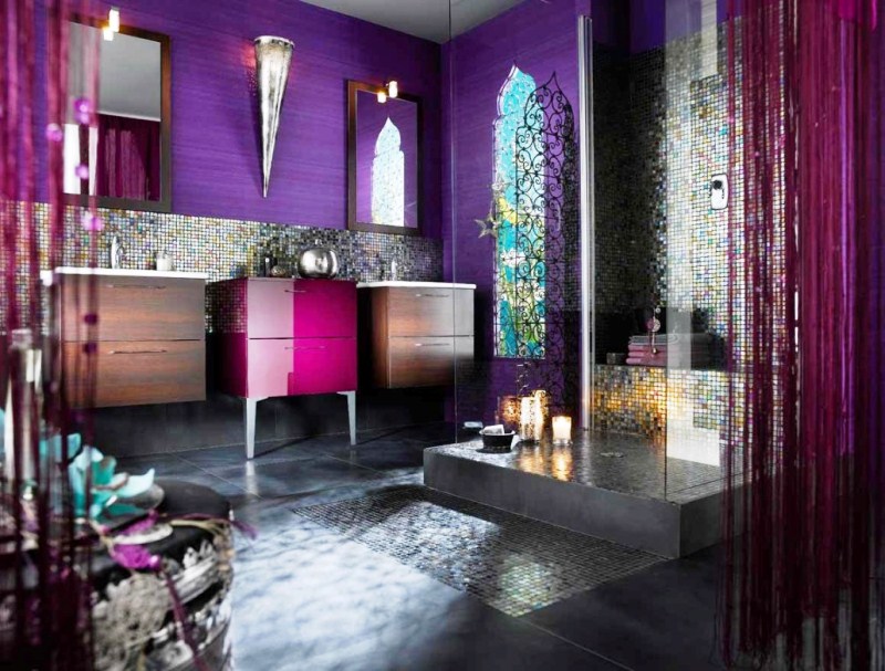 Марокканский стиль ванной комнаты