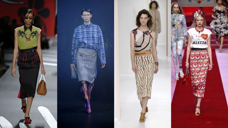 Юбки: Prada, Balenciaga, Hermes, Dolce & Gabbana