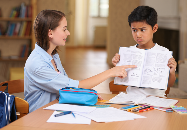 Репетитор помогает по английскому языку