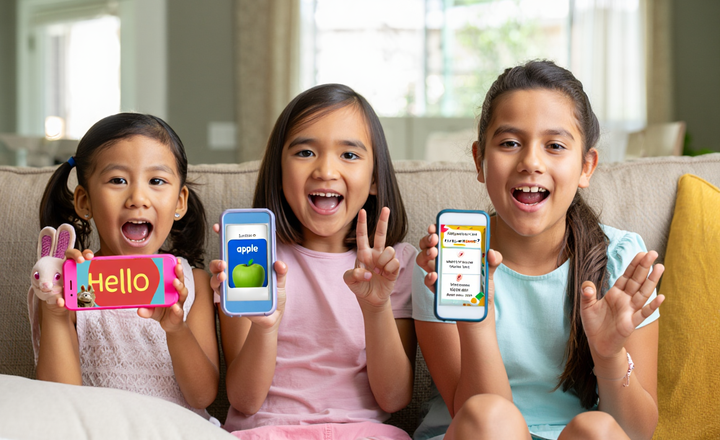 дети изучают английский через мобильные приложения